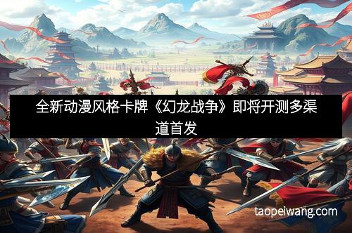 全新动漫风格卡牌《幻龙战争》即将开测多渠道首发